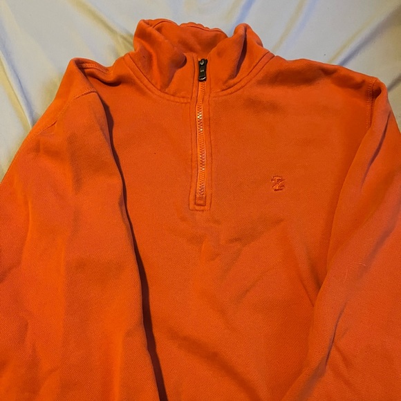 IZOD Orange Zip up - Picture 2 of 3